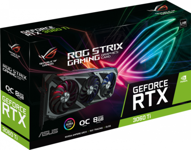 Видеокарта ASUS ROG-STRIX-RTX3060TI-O8G-V2-GAMING Видеокарта ASUS ROG-STRIX-RTX3060TI-O8G-V2-GAMING