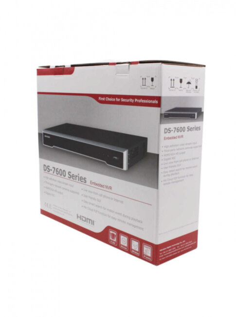 8-ми канальный IP-видеорегистратор c PoE Hikvision DS-7608NI-K2/8P