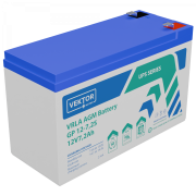 Батарея Vektor Battery серия GP , GP 12-7,2S, напряжение 12В, емкость 7,82Ач (разряд 20 часов), емкость 7,34Ач (разряд 10 часов), макс. ток разряда (5 сек.) 108А, макс. ток заряда 2,16A, свинцово-кислотная типа AGM, клеммы Т2, ДxШxВ 151x65x100 мм., вес 2, Батарея Vektor Battery серия GP , GP 12-7,2S, напряжение 12В, емкость 7,82Ач (разряд 20 часов), емкость 7,34Ач (разряд 10 часов), макс. ток разряда (5 сек.) 108А, макс. ток заряда 2,16A, свинцово-кислотная типа AGM, клеммы Т2, ДxШxВ 151x65x100 мм., вес 2,