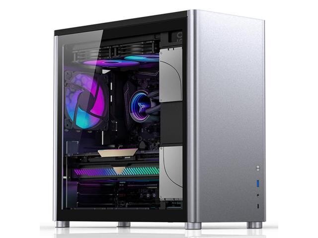 Корпус компьютерный ATX JONSBO D40 Silver TG