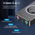 Внешняя звуковая карта Vention USB c регулятором громкости Черная Vention CDRBB