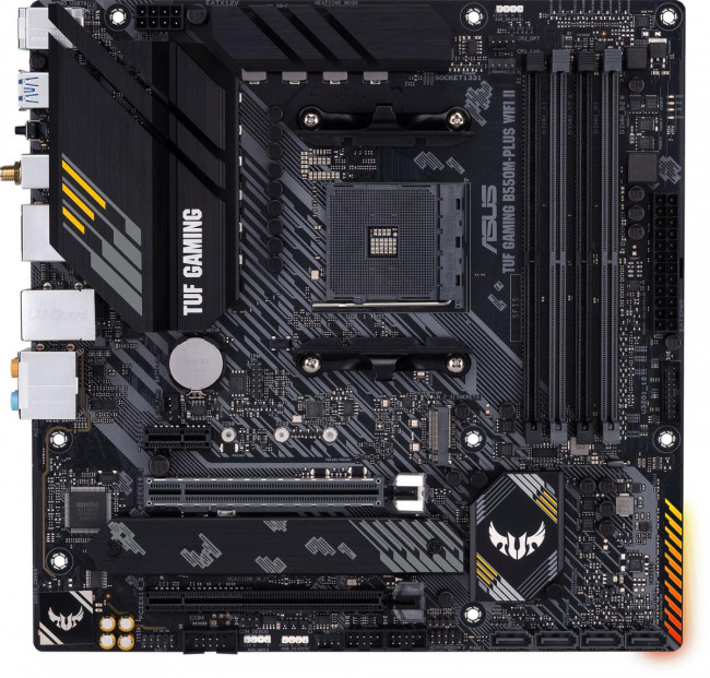 Материнская плата ASUS TUF GAMING B550M-PLUS WIFI II Материнская плата ASUS TUF GAMING B550M-PLUS WIFI II
