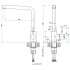 Смеситель GRANFEST GranFest GF-Z-5411 inox Смеситель GRANFEST GranFest GF-Z-5411 inox