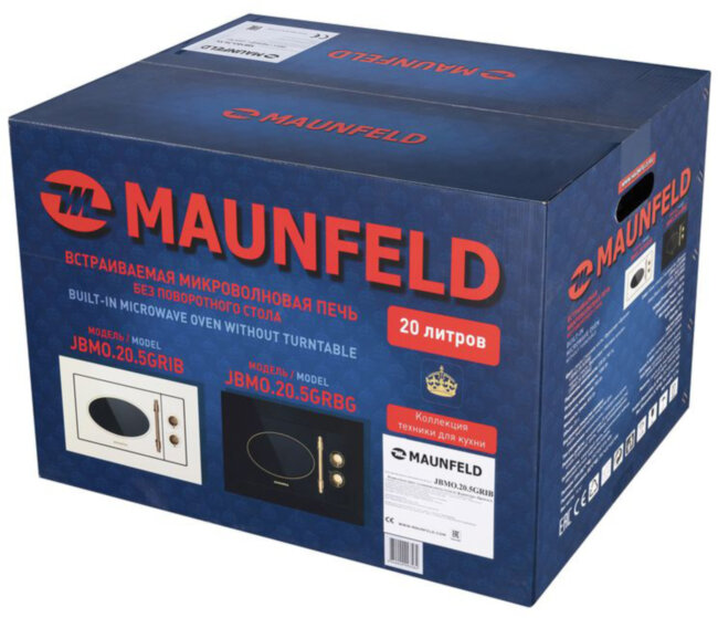 Печь микроволновая электрич. Maunfeld JBMO.20.5GRIB Печь микроволновая электрич. Maunfeld JBMO.20.5GRIB