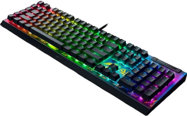 Игровая клавиатура Razer BlackWidow V4 X (Yellow Switch) - Fortnite Ed. - US Layout Razer BlackWidow V4 X RZ03-04703600-R3M1 Игровая клавиатура Razer BlackWidow V4 X (Yellow Switch) - Fortnite Ed. - US Layout Razer BlackWidow V4 X RZ03-04703600-R3M1