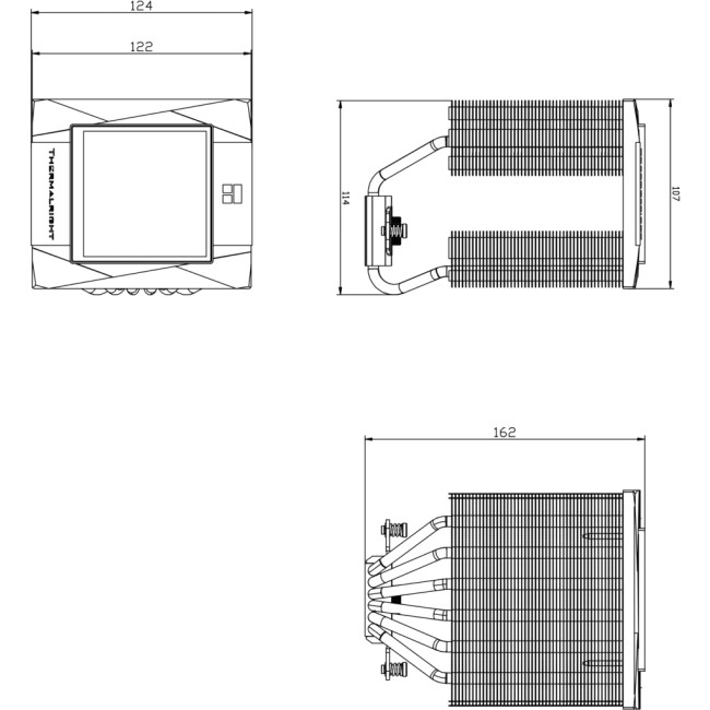 Кулер для процессора Thermalright RK120-DG-BL Кулер для процессора Thermalright RK120-DG-BL