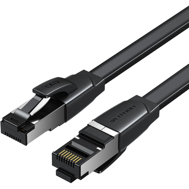 Патч-корд Vention прямой SFTP cat.8 RJ45 - 3м. Плоский Vention IKQBI Патч-корд Vention прямой SFTP cat.8 RJ45 - 3м. Плоский Vention IKQBI