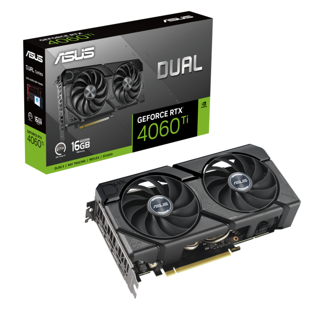 Видеокарта Видеокарта ASUS Dual GeForce RTX 4060 Ti EVO DUAL-RTX4060TI-16G-EVO 90YV0JHA-M0NA00 Видеокарта Видеокарта ASUS Dual GeForce RTX 4060 Ti EVO DUAL-RTX4060TI-16G-EVO 90YV0JHA-M0NA00