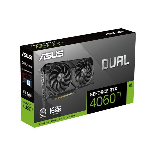 Видеокарта Видеокарта ASUS Dual GeForce RTX 4060 Ti EVO DUAL-RTX4060TI-16G-EVO 90YV0JHA-M0NA00 Видеокарта Видеокарта ASUS Dual GeForce RTX 4060 Ti EVO DUAL-RTX4060TI-16G-EVO 90YV0JHA-M0NA00