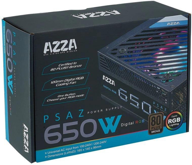 Блок питания AZZA PSAZ-650 Блок питания AZZA PSAZ-650