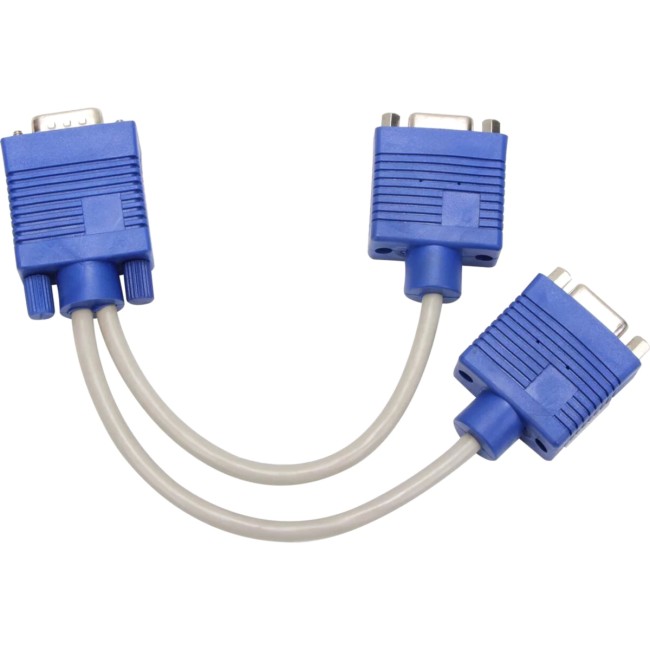 Кабель-разветвитель VGA 1=>2 (1x15M/2 x15F),VCOM, 0.2метра <VVG6530-0.2M> VCOM VVG6530-0.2M