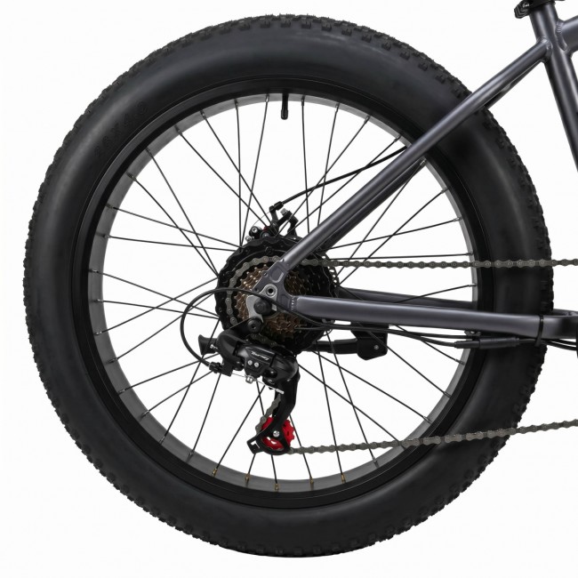 Электровелосипед Rude, ATB A3 series, model A3-A3Hxx, 26" wheels, FAT tires, Aluminum frame, 350W motor, 13A*h battery, disc brakes. Rude A3-A3HGM