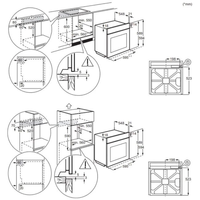 Встраиваемые электрические духовки ELECTROLUX Electrolux KODDP77WX