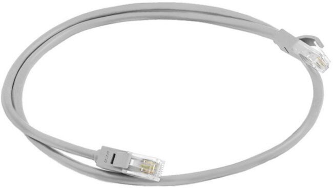 Greenconnect Патч-корд прямой 0.3m, UTP кат.5e, серый, позолоченные контакты, 24 AWG, литой, GCR-LNC03-0.3m, ethernet high speed 1 Гбит/с, RJ45, T568B Greenconnect RJ45(m) - RJ45(m) Cat. 5e U/UTP PVC 0.3м серый