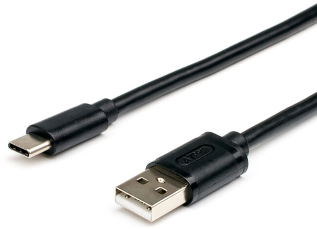Кабель Type-C <=> USB 0.8 m (USB 2.0) ATcom USB 2.0 Type-C (m) - USB 2.0 Type-A (m) 0.8 м