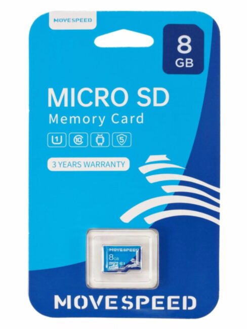 MicroSD 8GB Move Speed FT100 Class 10 без адаптера Move Speed YSTFT100-8GU1