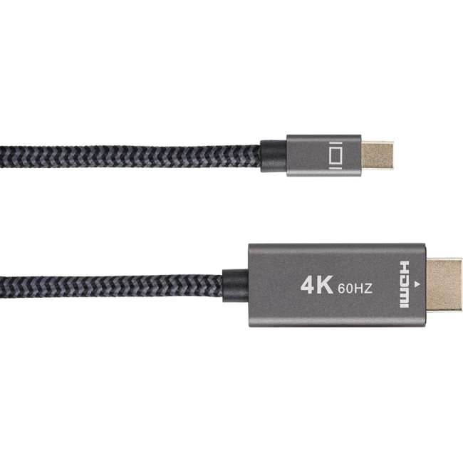 Кабель miniDisplayPort M-> HDMI M 4K@60Hz 1.8m Telecom,оплетка (TA562M-1.8M) VCOM TA562M-1.8M