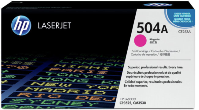 Тонер-картридж HP 504A Magenta Original LaserJet Print Cartridge (CE253A)