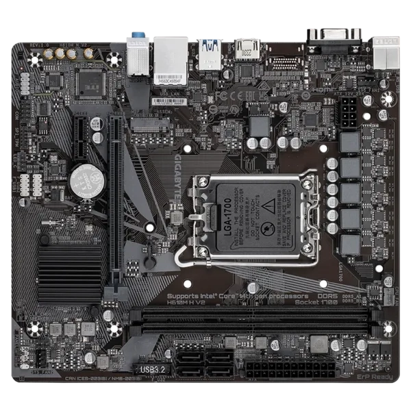 Материнская плата GIGABYTE H610M H V2 Материнская плата GIGABYTE H610M H V2