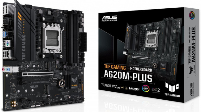 Материнская плата ASUS TUF GAMING A620M-PLUS Материнская плата ASUS TUF GAMING A620M-PLUS