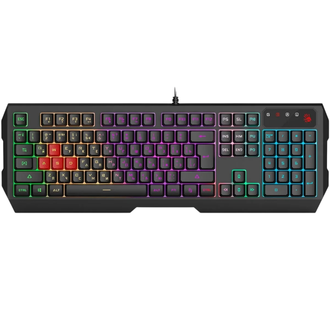 Клавиатура A4Tech Bloody B140N черный USB Multimedia for gamer LED (B140N) A4Tech B140N Клавиатура A4Tech Bloody B140N черный USB Multimedia for gamer LED (B140N) A4Tech B140N