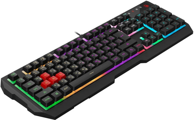 Клавиатура A4Tech Bloody B140N черный USB Multimedia for gamer LED (B140N) A4Tech B140N Клавиатура A4Tech Bloody B140N черный USB Multimedia for gamer LED (B140N) A4Tech B140N