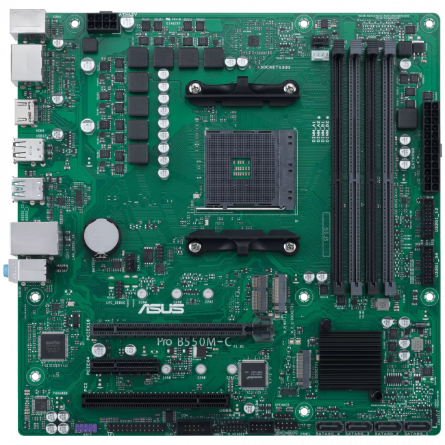 Материнская плата ASUS PRO B550M-C / CSM Материнская плата ASUS PRO B550M-C / CSM