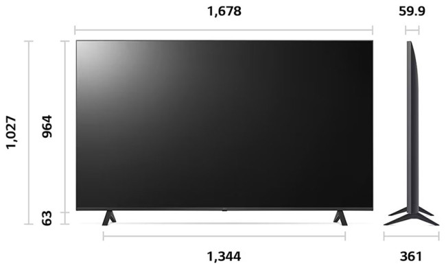 Телевизор ЖК 65" LG LG 65UR78006LK.ARUG Телевизор ЖК 65" LG LG 65UR78006LK.ARUG