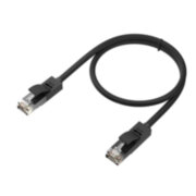 GCR Патч-корд прямой 4.5m UTP кат.5e, черный, позолоченные контакты, 24 AWG, литой, GCR, ethernet high speed 1 Гбит/с, RJ45, T568B, GCR-51549 Greenconnect RJ45(m) - RJ45(m) Cat. 5e UTP  4.5м черный
