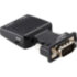 Переходник HDMI(F) --> VGA(M)+audio,1080*60Hz, VCOM <CA336A> VCOM CA336A