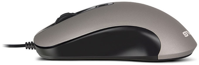 Мышь SVEN RX-515S серая (бесшумн. клав, 3+1кл. 800-1600DPI, 1,5м., блист.) USB Sven RX-515S