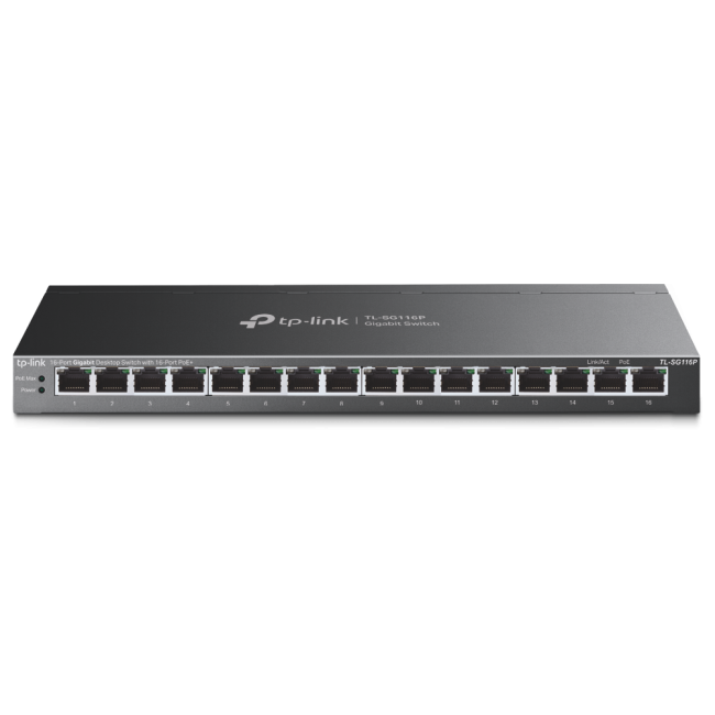 Коммутатор TP-Link TL-SG116P Коммутатор TP-Link TL-SG116P