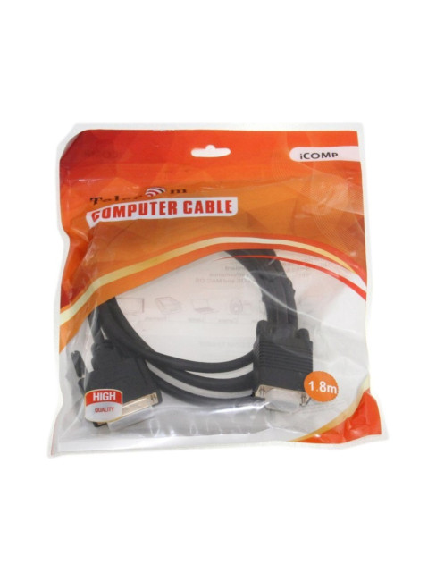 Кабель-переходник DVI (24+5)----> VGA_M/M 1,8м Telecom ( TA680F-1.8M) Telecom DVI-I (m) to VGA (m)