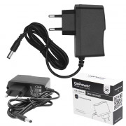 Блок питания GoPower 1.0A 12V 5,5x2,5/12мм импульсный (1/100) Блок питания GoPower 00-00018643