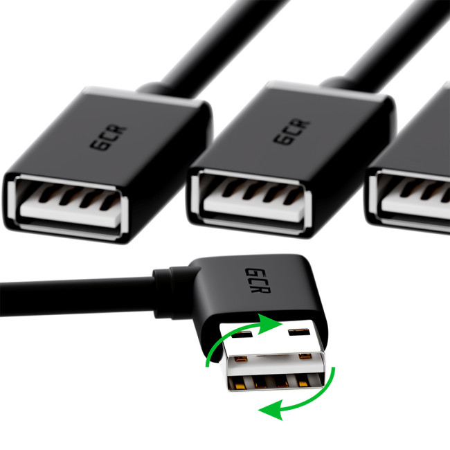 Greenconnect USB 2.0 Хаб гибкий 0.35m для 3-х устройств одновременно, двусторонний угловой AM / 3 х AF, черный, GCR-51545 Greenconnect GCR-51545 Greenconnect USB 2.0 Хаб гибкий 0.35m для 3-х устройств одновременно, двусторонний угловой AM / 3 х AF, черный, GCR-51545 Greenconnect GCR-51545