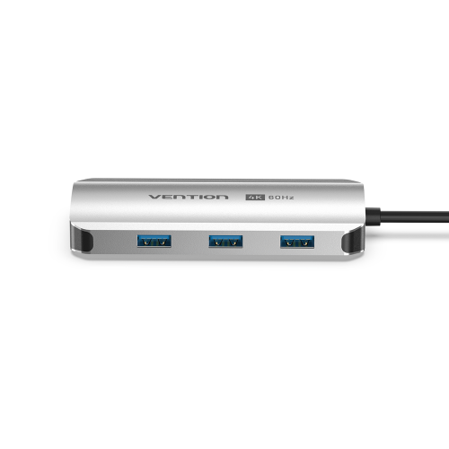 Мультифункциональный хаб Vention USB Type C 6 в 1 Vention TQHHB Мультифункциональный хаб Vention USB Type C 6 в 1 Vention TQHHB
