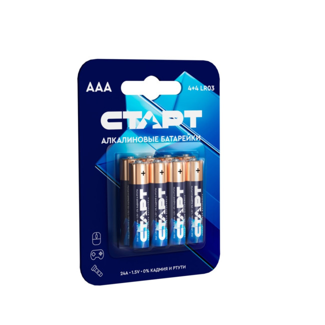 Элемент питания Батарейки алкалиновые СТАРТ ААА-BL8 N