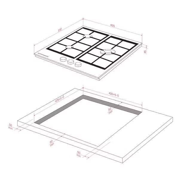 Варочная поверхность Kuppersberg Kuppersberg FG 46 B