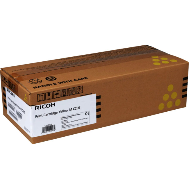 Print Cartridge Yellow M C250 Ricoh 408355
