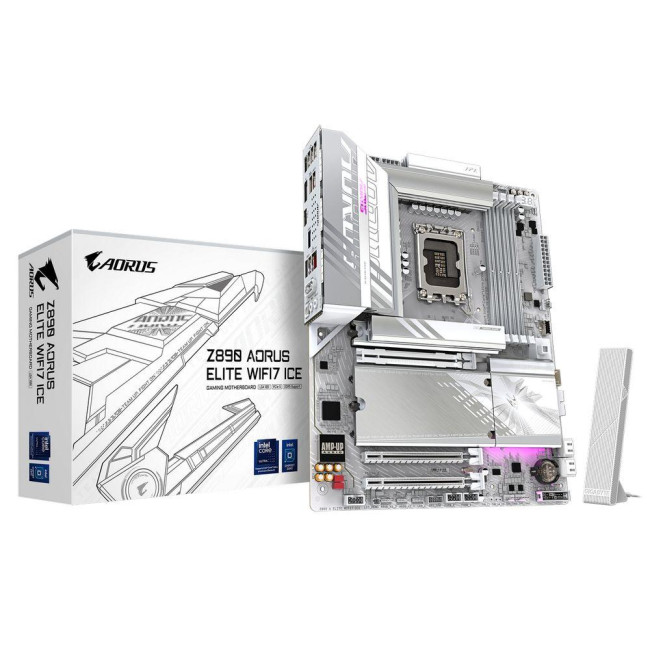 Материнская плата Gigabyte Z890 AORUS ELITE WIFI7 ICE Материнская плата Gigabyte Z890 AORUS ELITE WIFI7 ICE