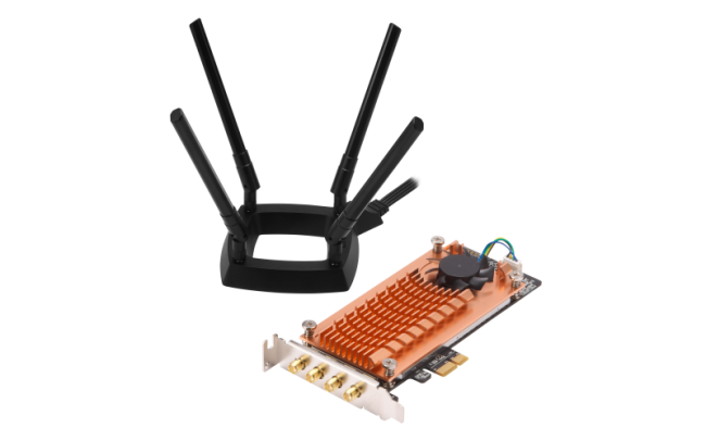 Сетевая карта Wi-Fi QNAP QWA-AC2600 Сетевая карта Wi-Fi QNAP QWA-AC2600