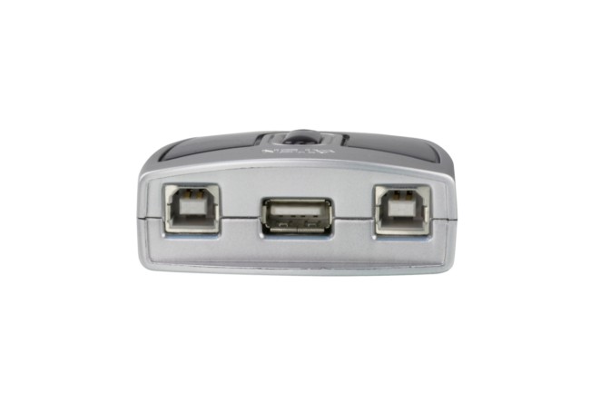 Переключатель, электрон., USB, 2> 1Устройства, с 1Шнуром A>B Male, (USB 2.0) ATEN US221A