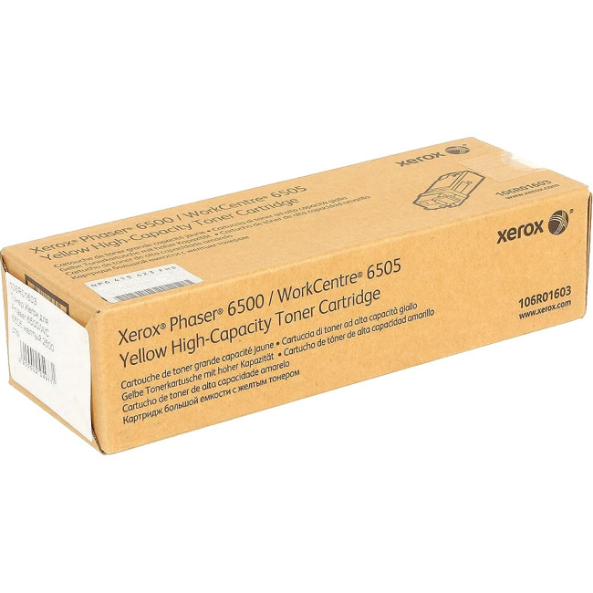Тонер-картридж желтый Xerox 106R01603
