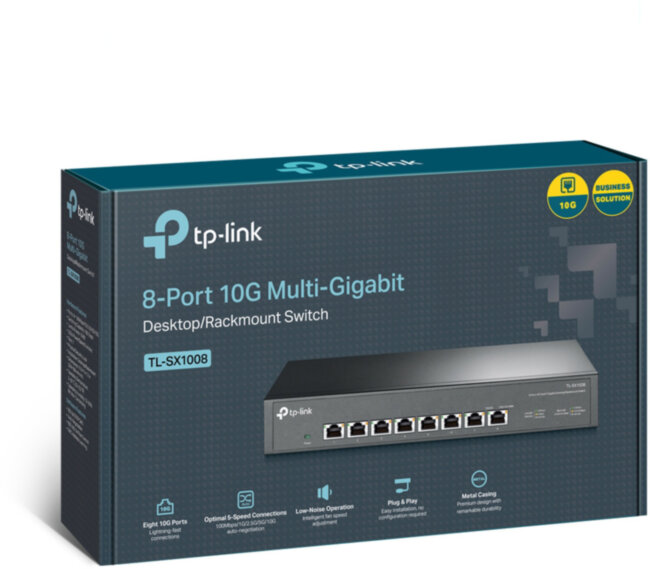 Коммутатор Коммутатор TP-Link TL-SX1008 Коммутатор Коммутатор TP-Link TL-SX1008