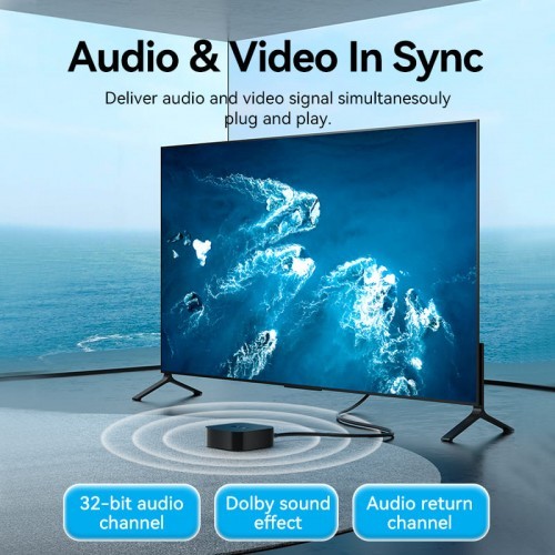 Кабель Vention HDMI High speed v2.0 with Ethernet 19M/19M - 8м Vention ALHSK