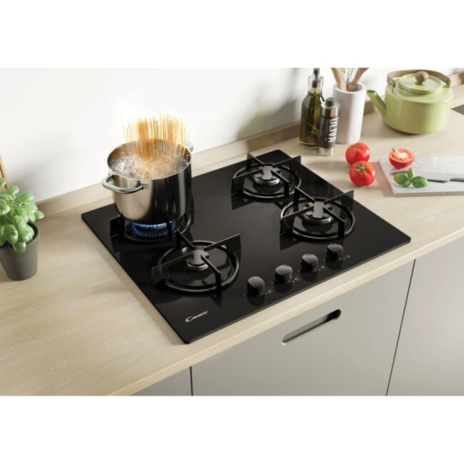 Встраиваемая газовая панель CANDY Встраиваемая газовая варочная панель Candy Timeless CVW6BB