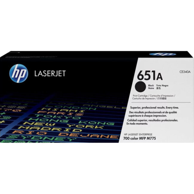 Тонер-картридж HP 651A Black Original LaserJet Toner Cartridge (CE340A) Тонер-картридж HP 651A Black Original LaserJet Toner Cartridge (CE340A)