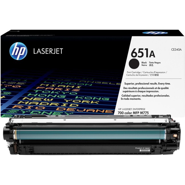 Тонер-картридж HP 651A Black Original LaserJet Toner Cartridge (CE340A) Тонер-картридж HP 651A Black Original LaserJet Toner Cartridge (CE340A)