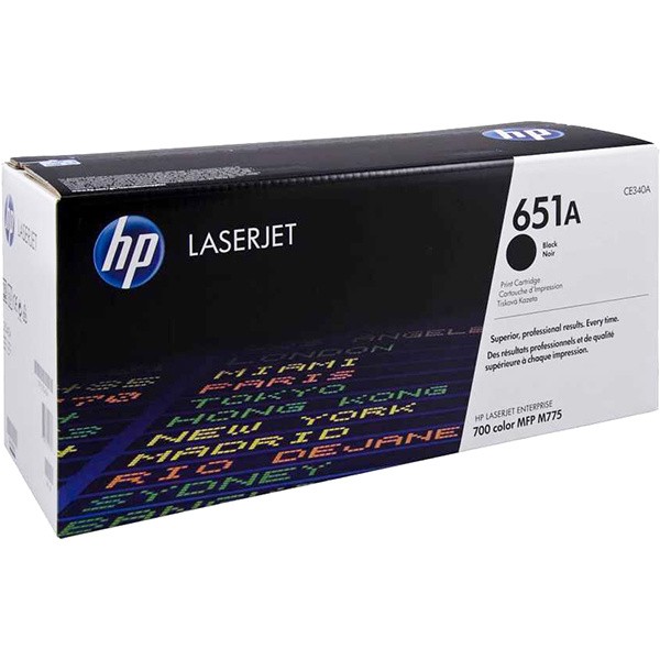 Тонер-картридж HP 651A Black Original LaserJet Toner Cartridge (CE340A) Тонер-картридж HP 651A Black Original LaserJet Toner Cartridge (CE340A)