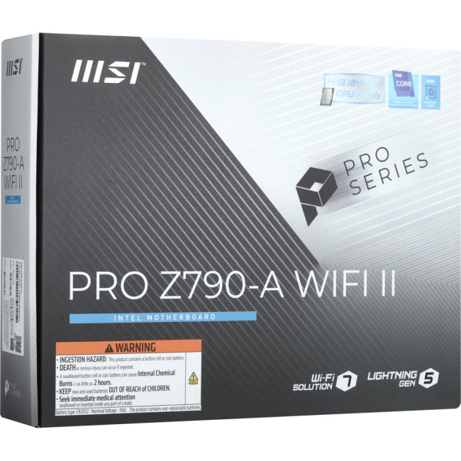 Материнская плата MSI PRO Z790-A WIFI II Материнская плата MSI PRO Z790-A WIFI II